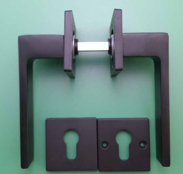 Aluminum alloy material lock handle split lock