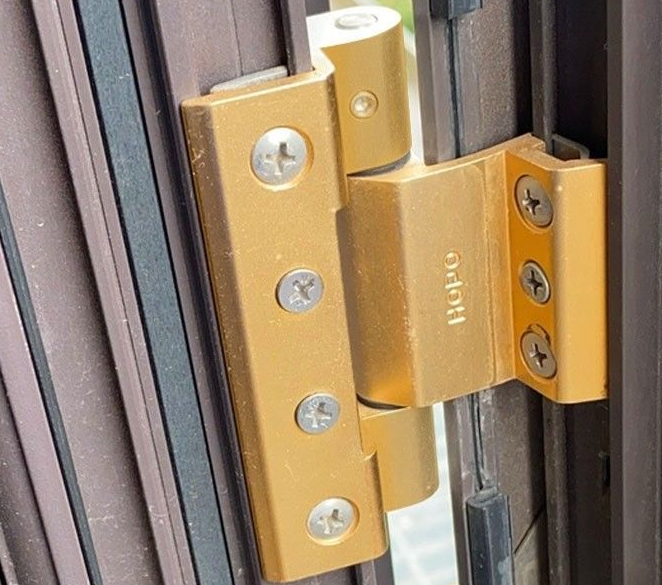 Aluminum alloy material lock handle split lock